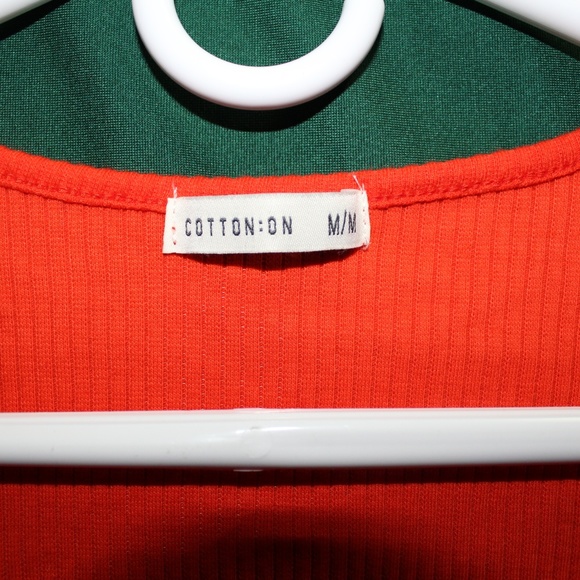 Vibrant Orange Crop Top - Picture 4 of 8